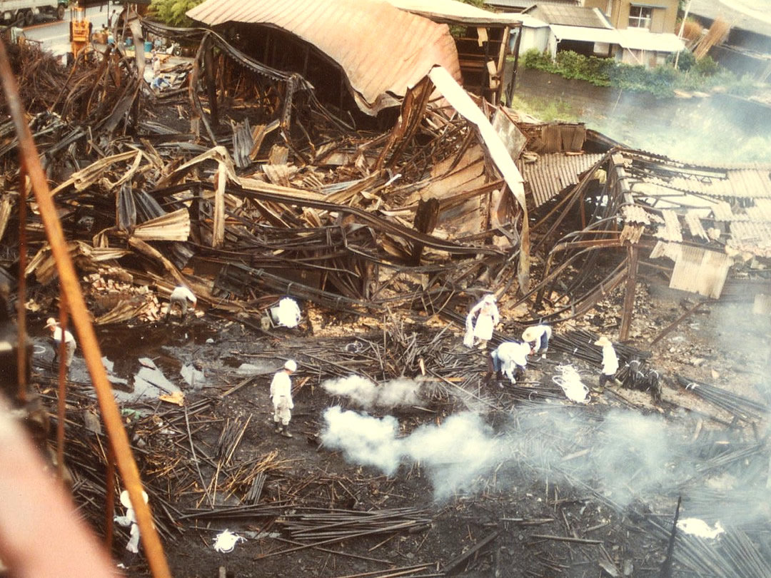 竹虎火災片付け