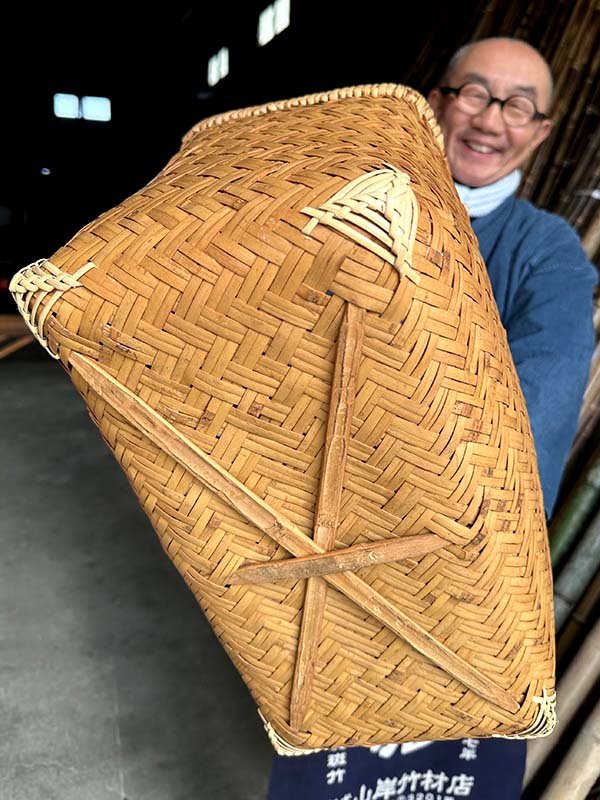竹市場籠の修理