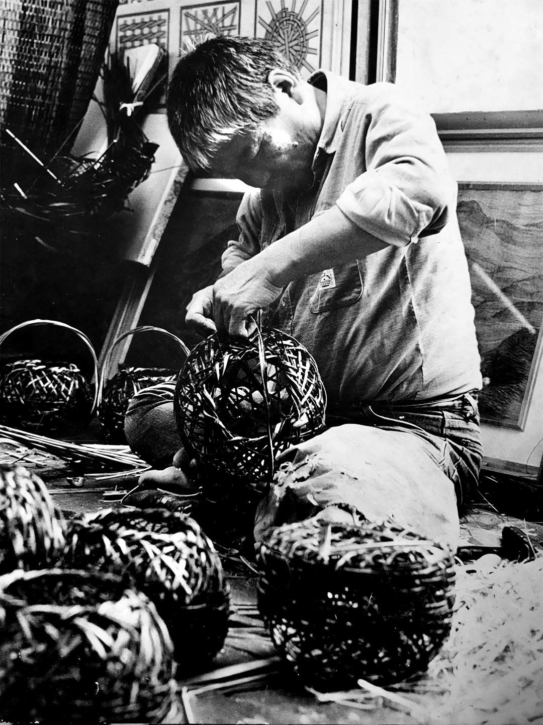 竹芸作家・鬼塚英竹氏