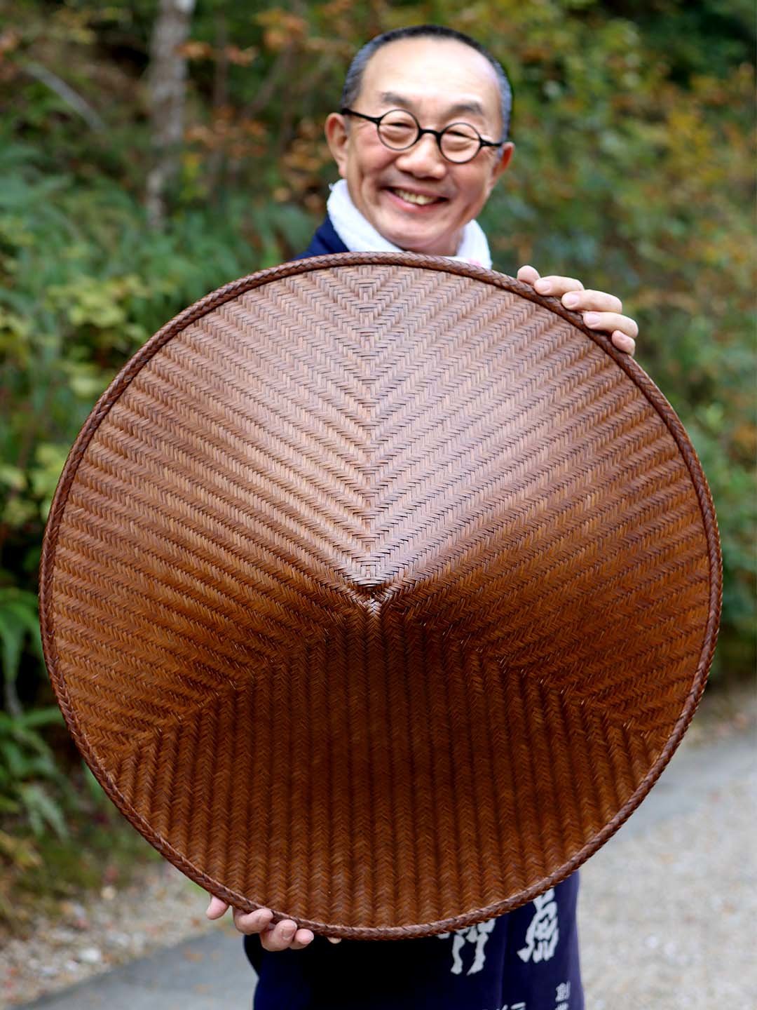 竹虎四代目と竹笠