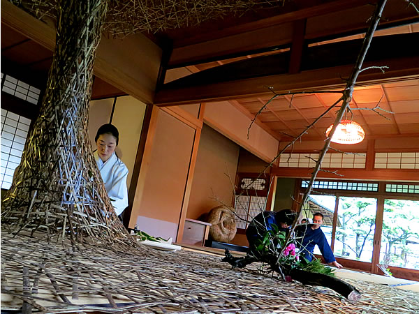 佐野珠寶さん田辺小竹さんとの正木美術館でのコラボ