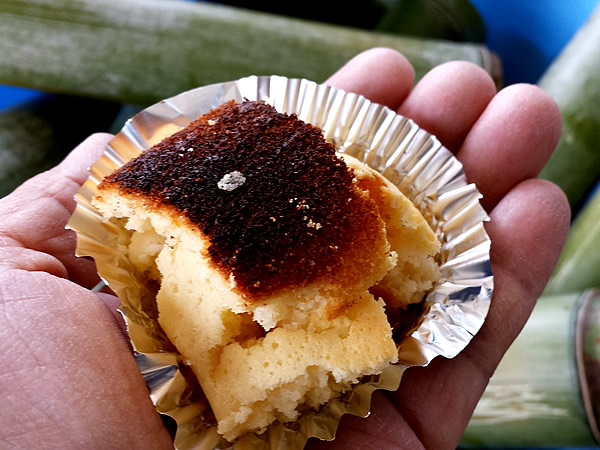 竹パン焼き上がり