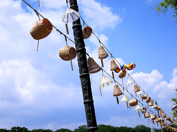 潭陽竹祭り街灯