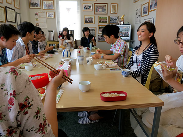 インターンシップ昼食