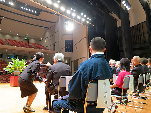 須崎市制施行60周年記念式典リハーサル