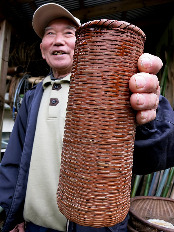 秘伝の竹籠