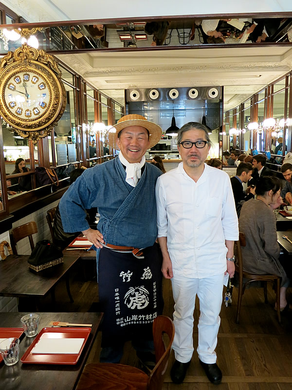 パリ国虎屋、野本将文さん,作務衣,さむえ,SAMUE,竹虎四代目（山岸義浩）