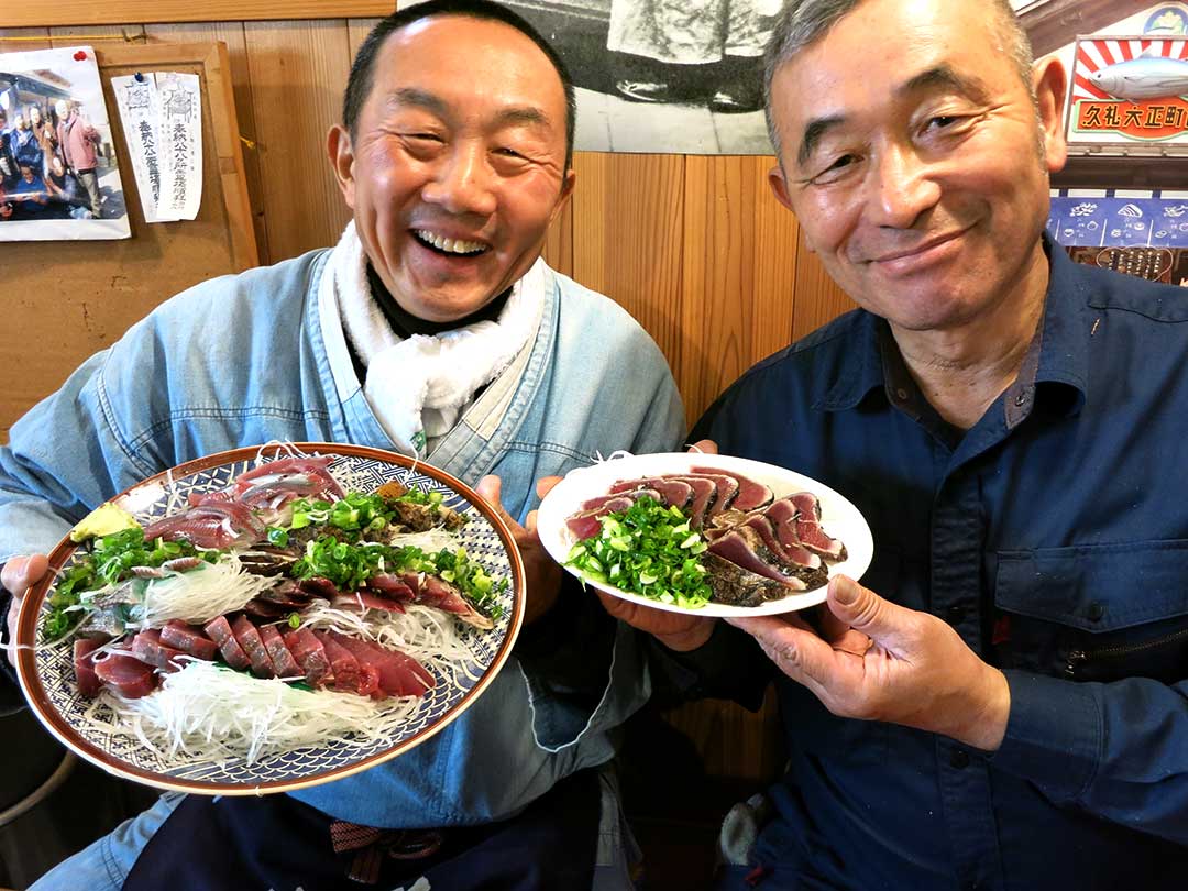 田中鮮魚店、地獲刺身