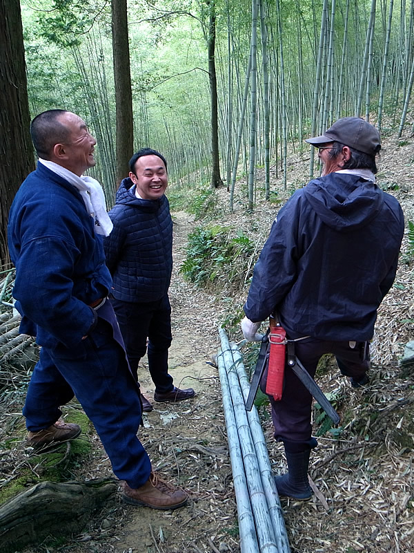 長尾寛己さん、竹虎四代目（Tiger Bamboo）