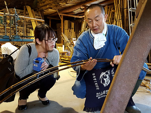 竹虎工場、読売新聞さん取材