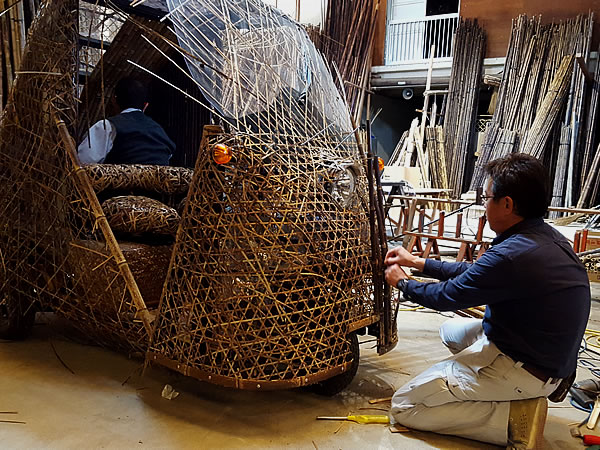 日本唯一虎竹自動車製造（bamboocar）