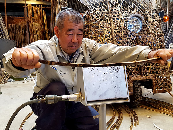 日本唯一虎竹自動車製造（Tiger Bamboo car）