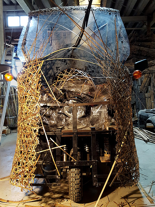 日本唯一の虎竹自動車(Tiger Bamboo car)製作