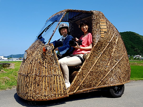 野村舞アナウンサー、竹虎四代目、日本唯一の虎竹自動車、光岡自動車（Like-T3）