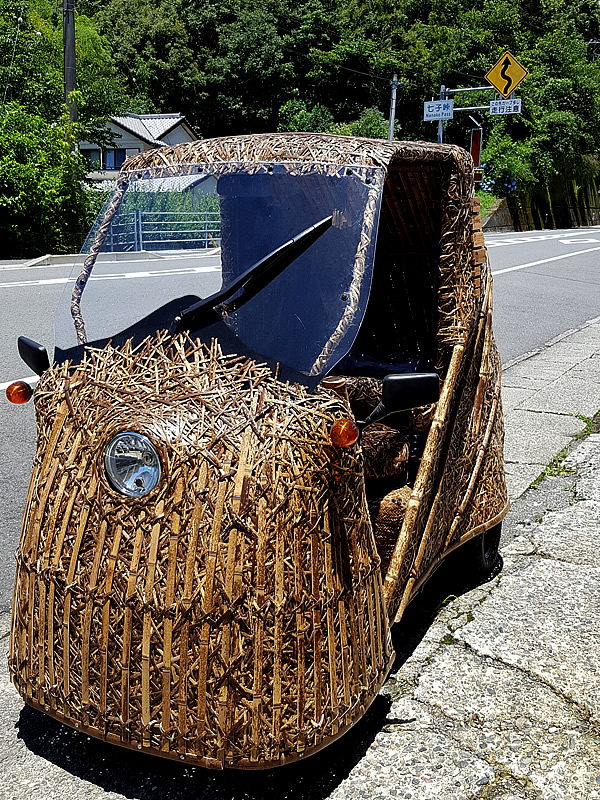 虎竹自動車（Tiger Bamboo car）と七子峠