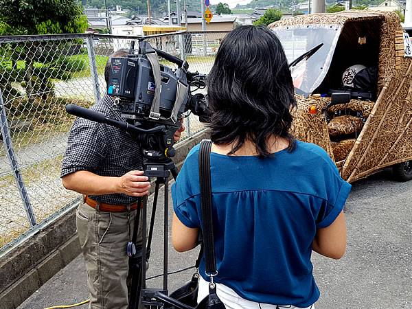 虎竹自動車、竹トラッカー、テレビせとうち