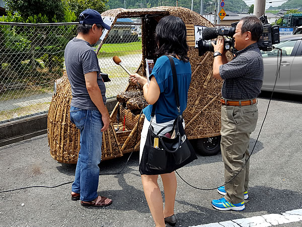 虎竹自動車、竹トラッカー、テレビせとうち