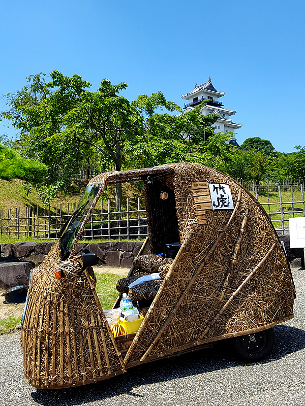 竹トラッカー、掛川城