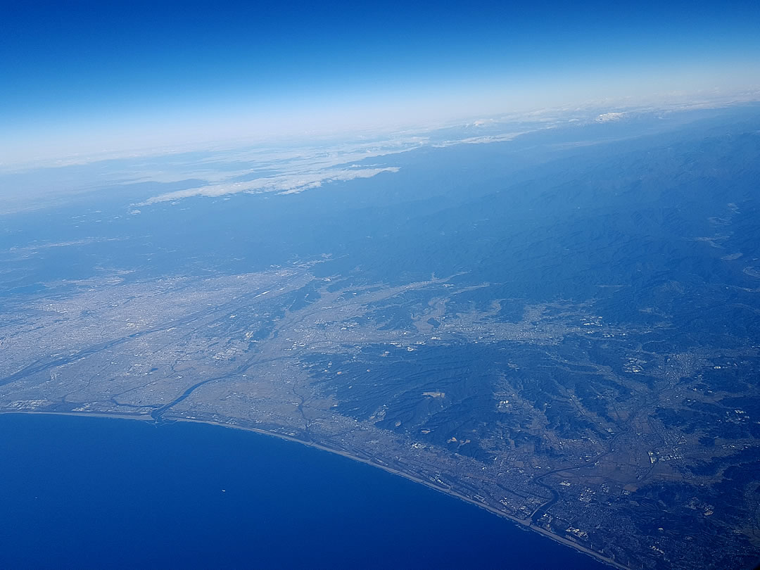 空から見る、竹トラッカー「チャレンジラン横浜」