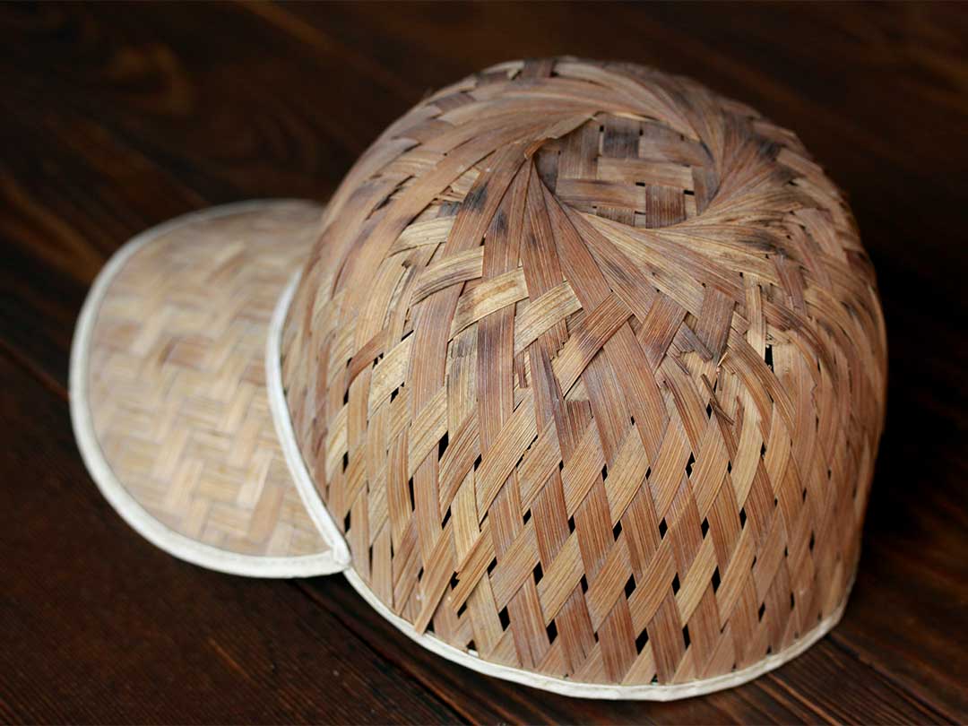 竹製野球帽子