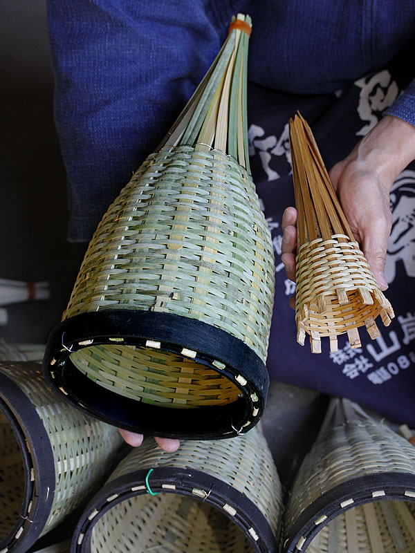 竹編みエギ