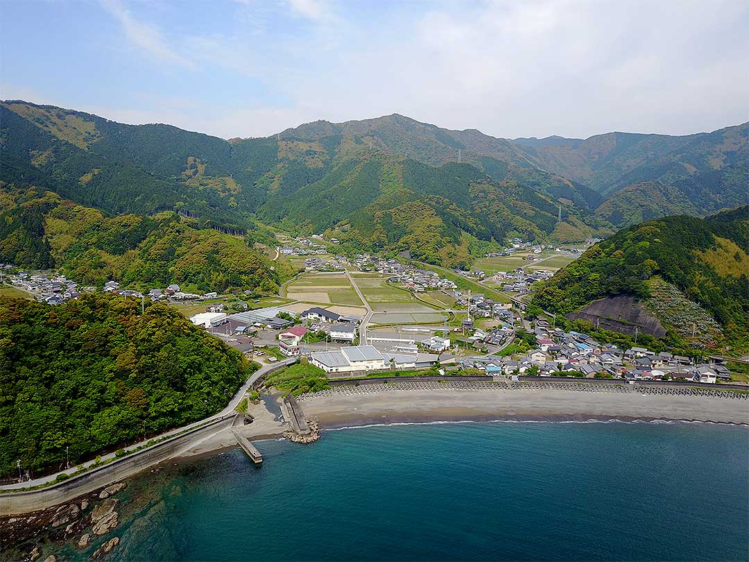 虎竹の里空撮