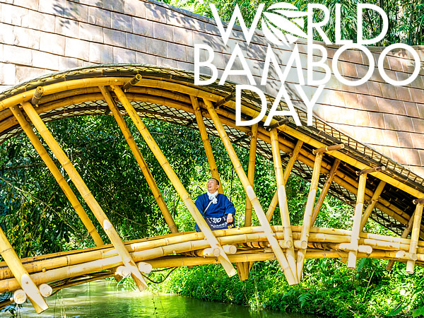 竹虎四代目(山岸義浩、YOSHIHIRO YAMAGISHI)、World Bamboo Day、bambu indah