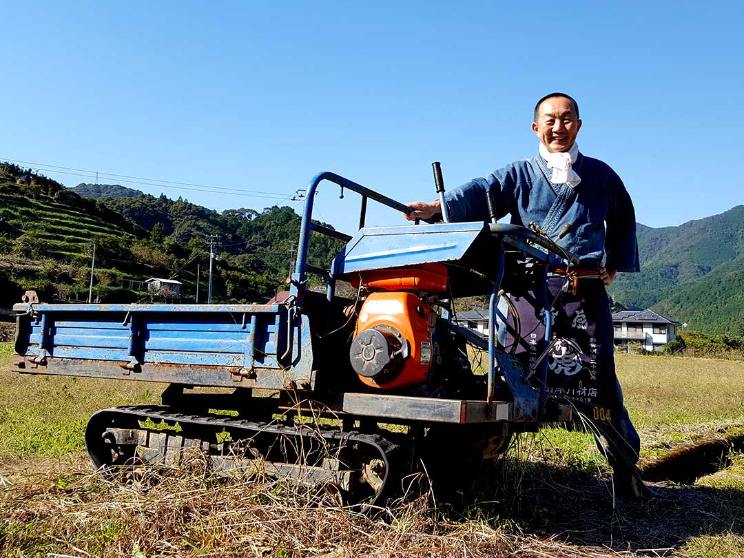 虎竹山出し用運搬機