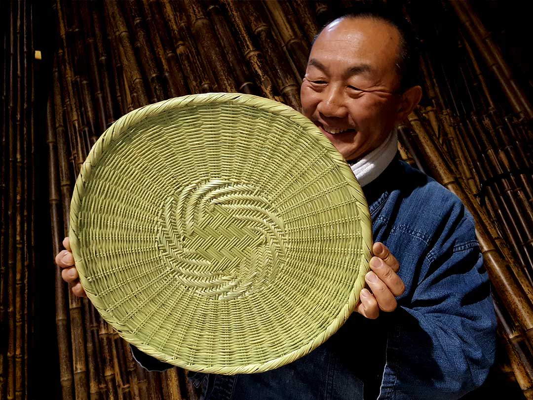 別注スズ竹蕎麦ザル