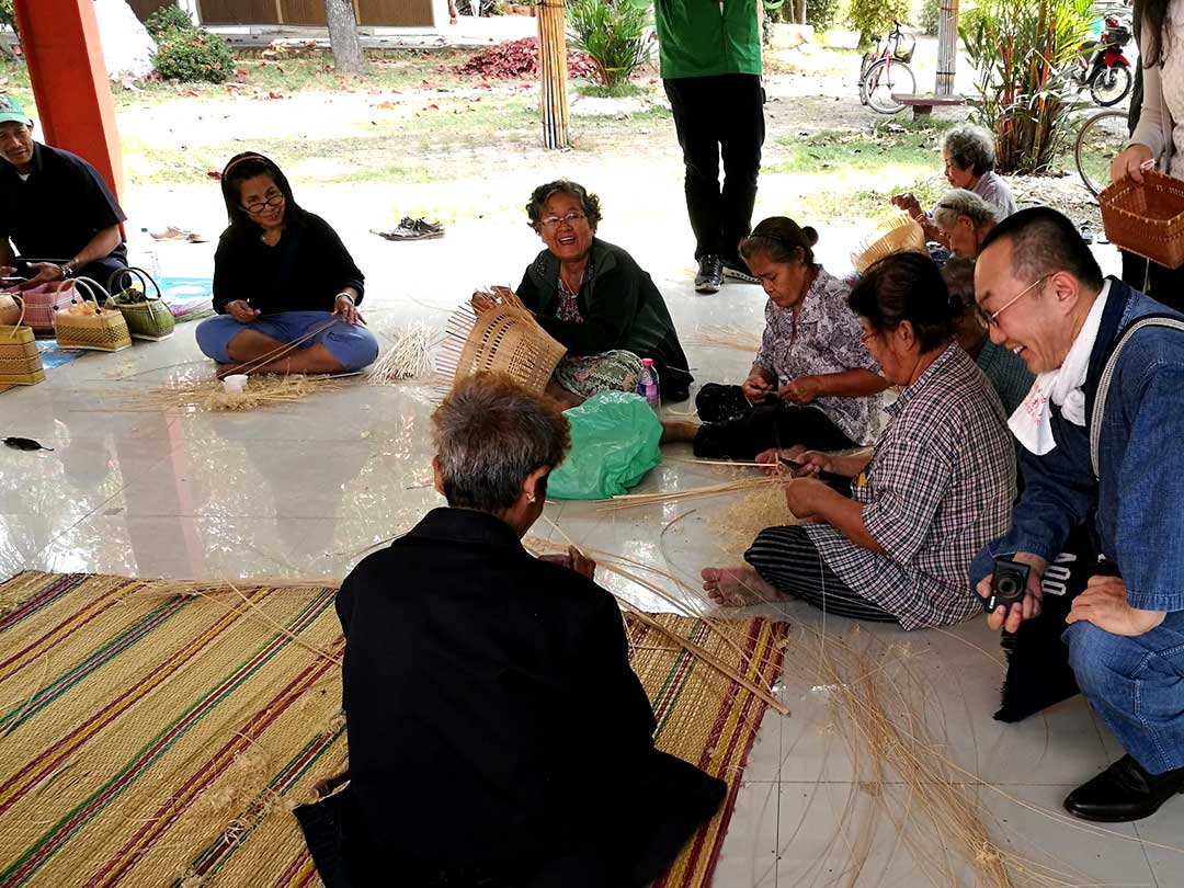 Ang Thong, Thailandの竹職人さん