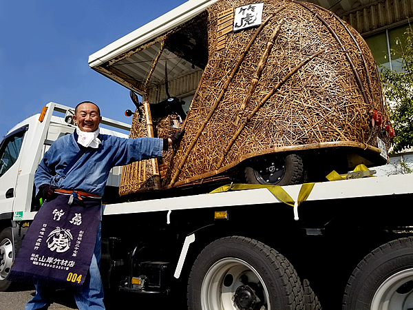 日本唯一の虎竹自動車「竹トラッカー」竹虎四代目(山岸義浩)