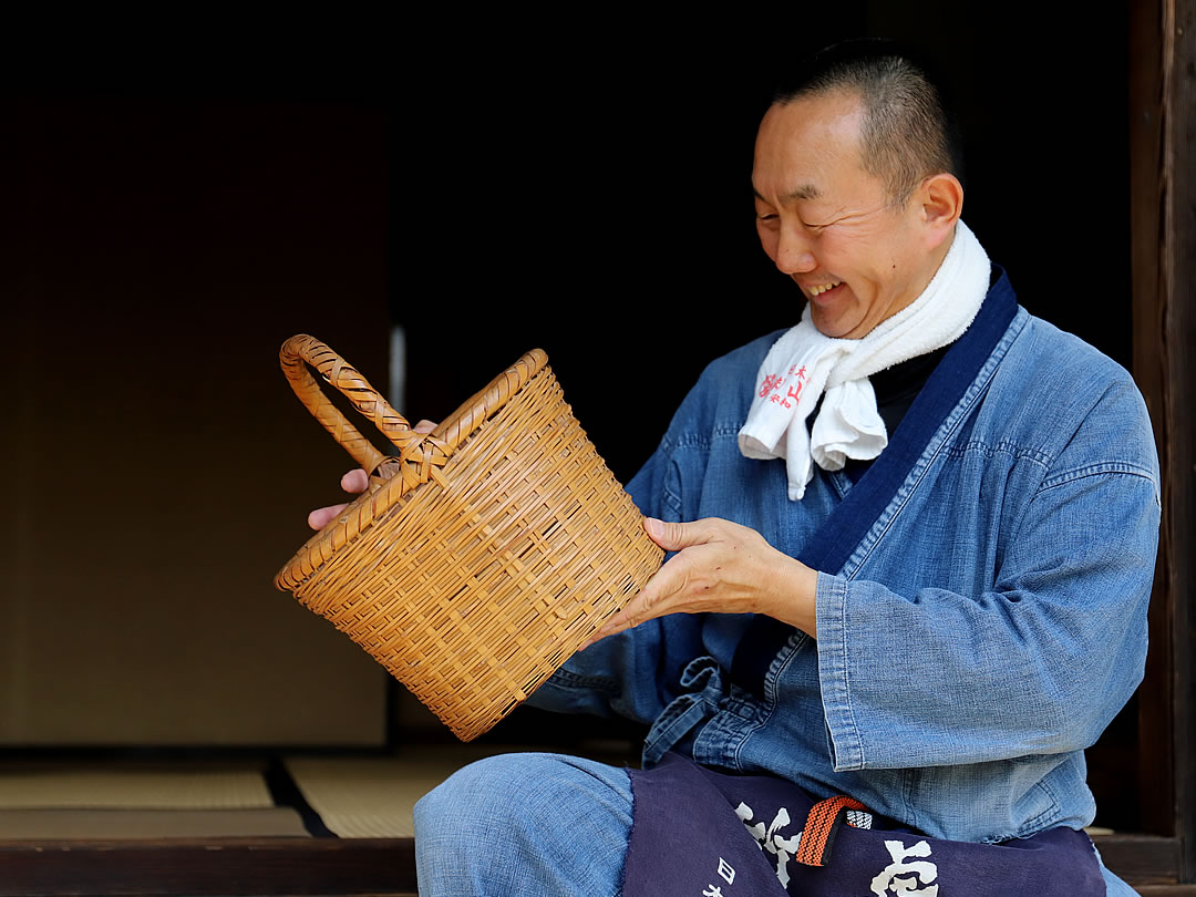 竹虎四代目、手提げ籠