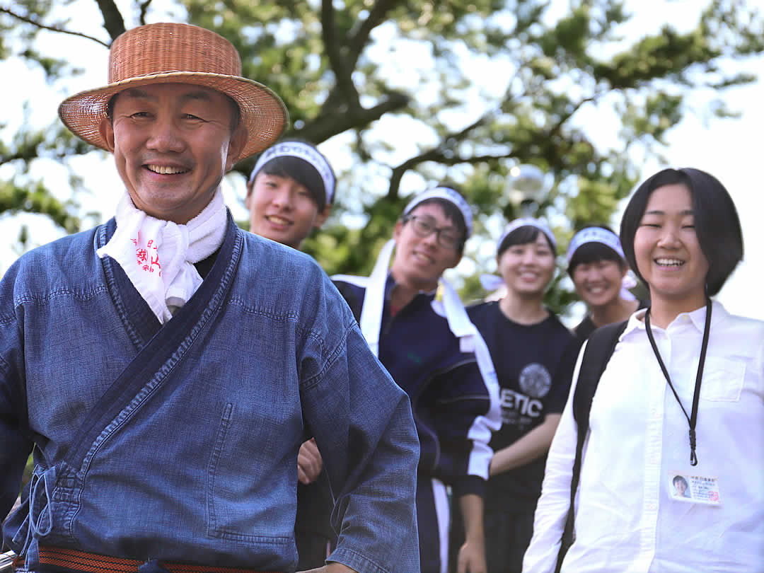 竹帽子、竹虎四代目