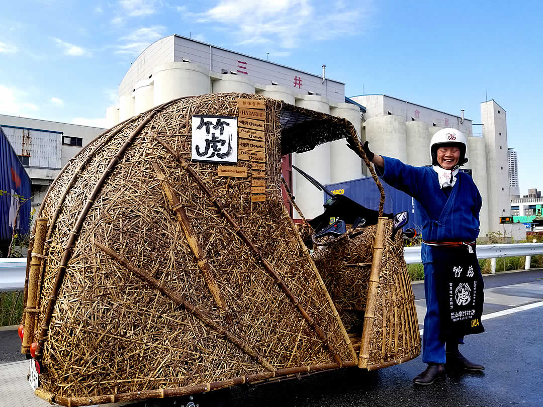 神戸港の竹トラッカー、竹虎四代目(山岸義浩)