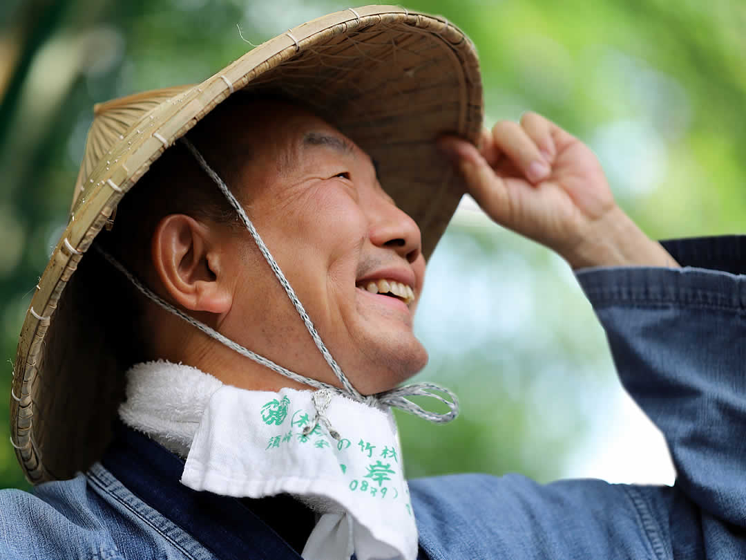 クバ笠、竹虎四代目（山岸義浩）