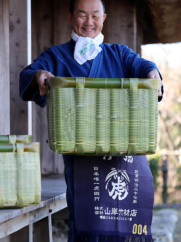 竹虎四代目(山岸義浩)、御用籠、野菜籠