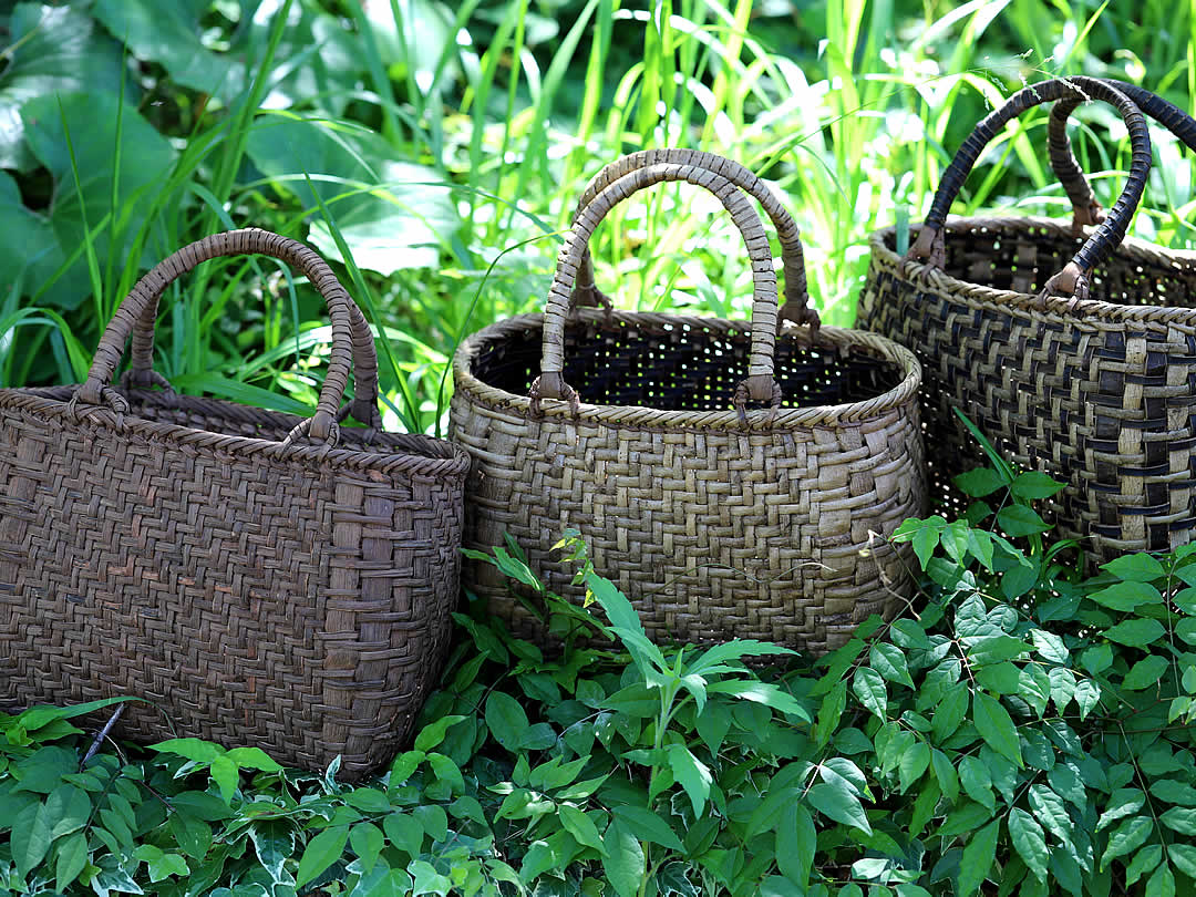 大切な 山葡萄かごバッグ - 桜皮籠バッグ 手提げ かごの人気アイテム