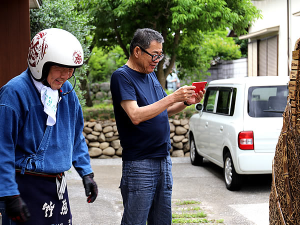 梅原真先生、竹虎四代目(山岸義浩)