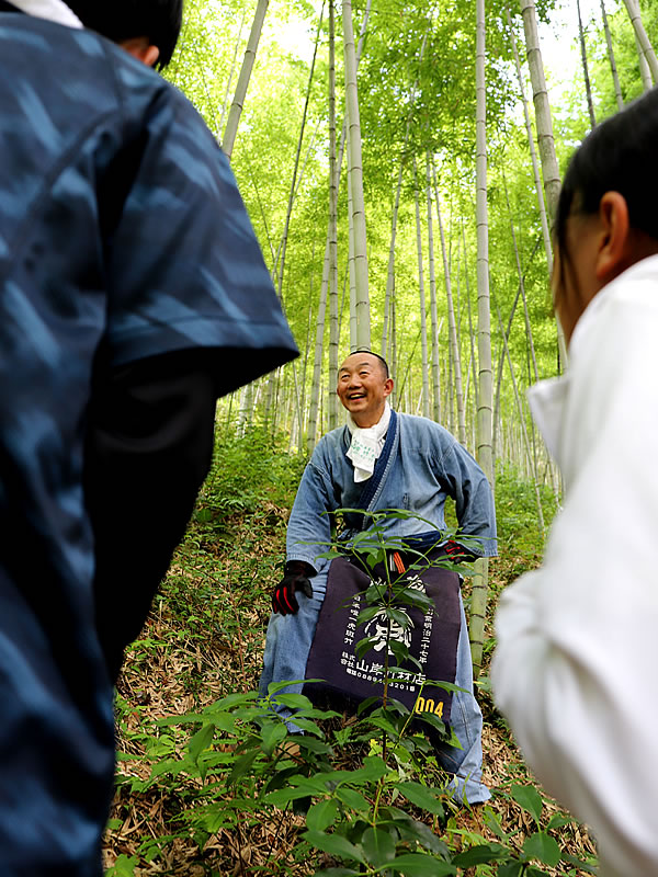 竹虎インターンシップ2019、竹林見学