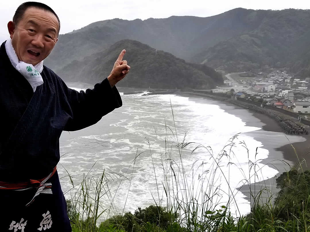 虎竹の里の台風