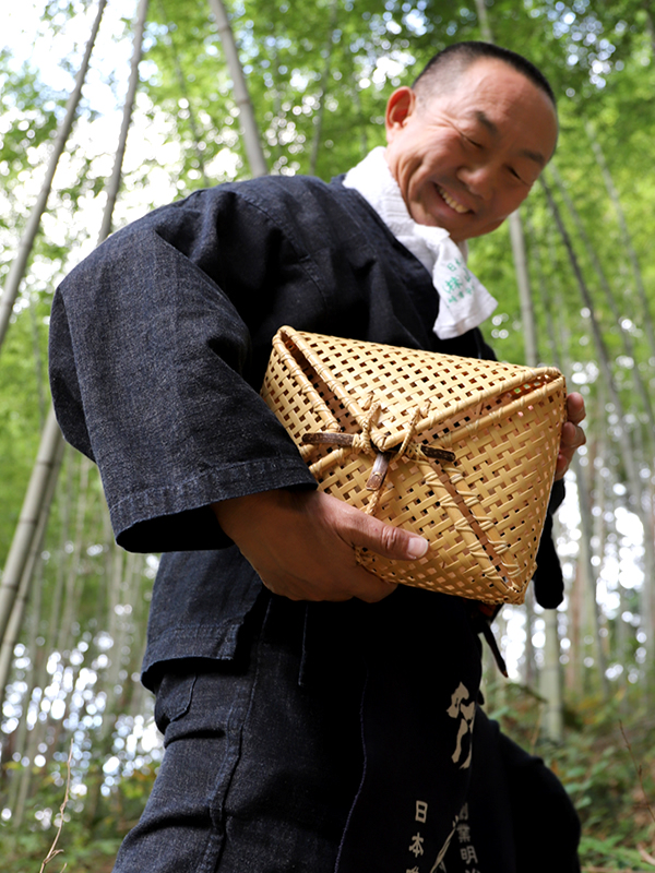 白竹風呂敷弁当箱（セカンドバッグ）、竹虎四代目（山岸義浩）