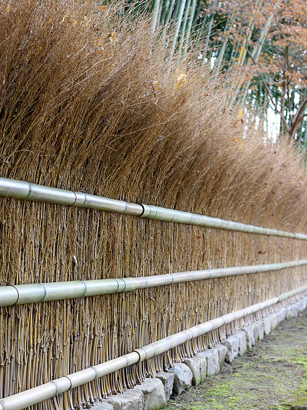 銀閣寺の穂垣