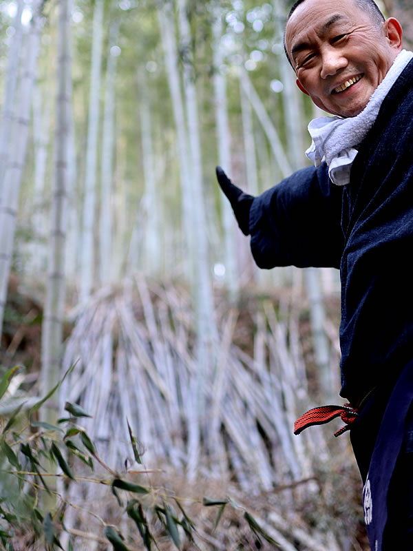 日本唯一の虎竹、竹虎四代目（山岸義浩）