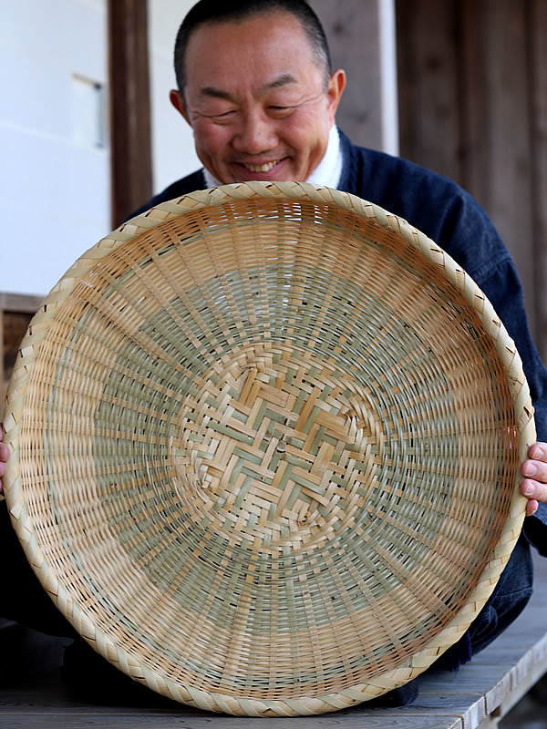 竹ざる、竹虎四代目（山岸義浩）