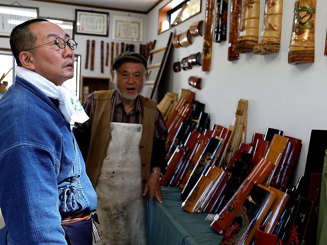 西村文男（秋峯）、竹虎四代目（山岸義浩）