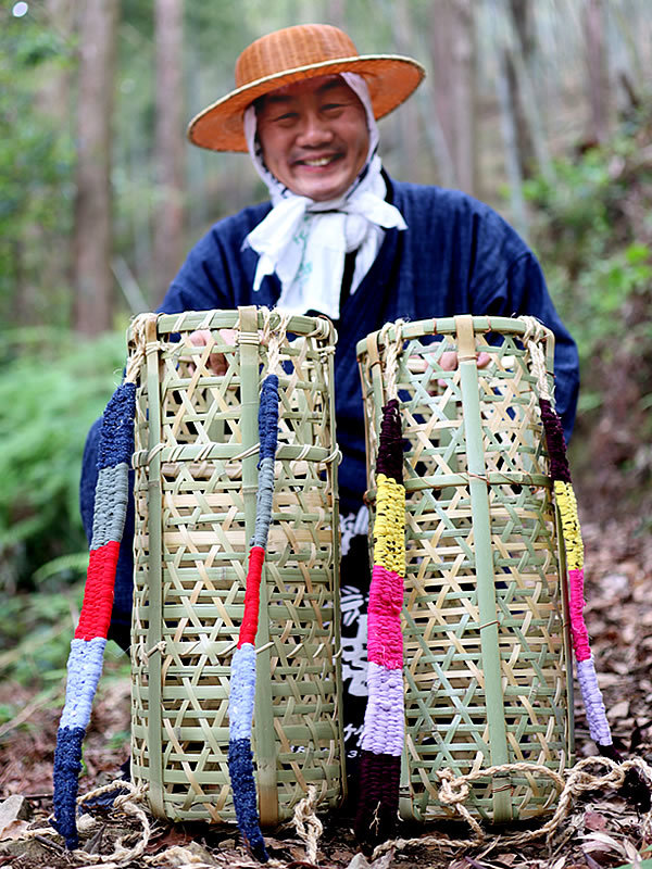 背負い籠、竹虎四代目（山岸義浩）