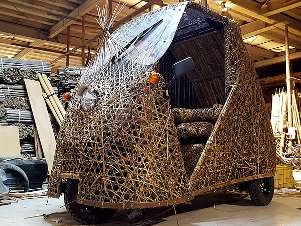 日本唯一虎竹自動車製造（Tiger Bamboo car）