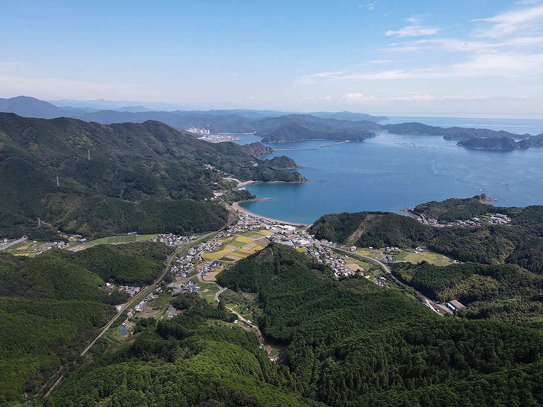 虎竹の里の空撮