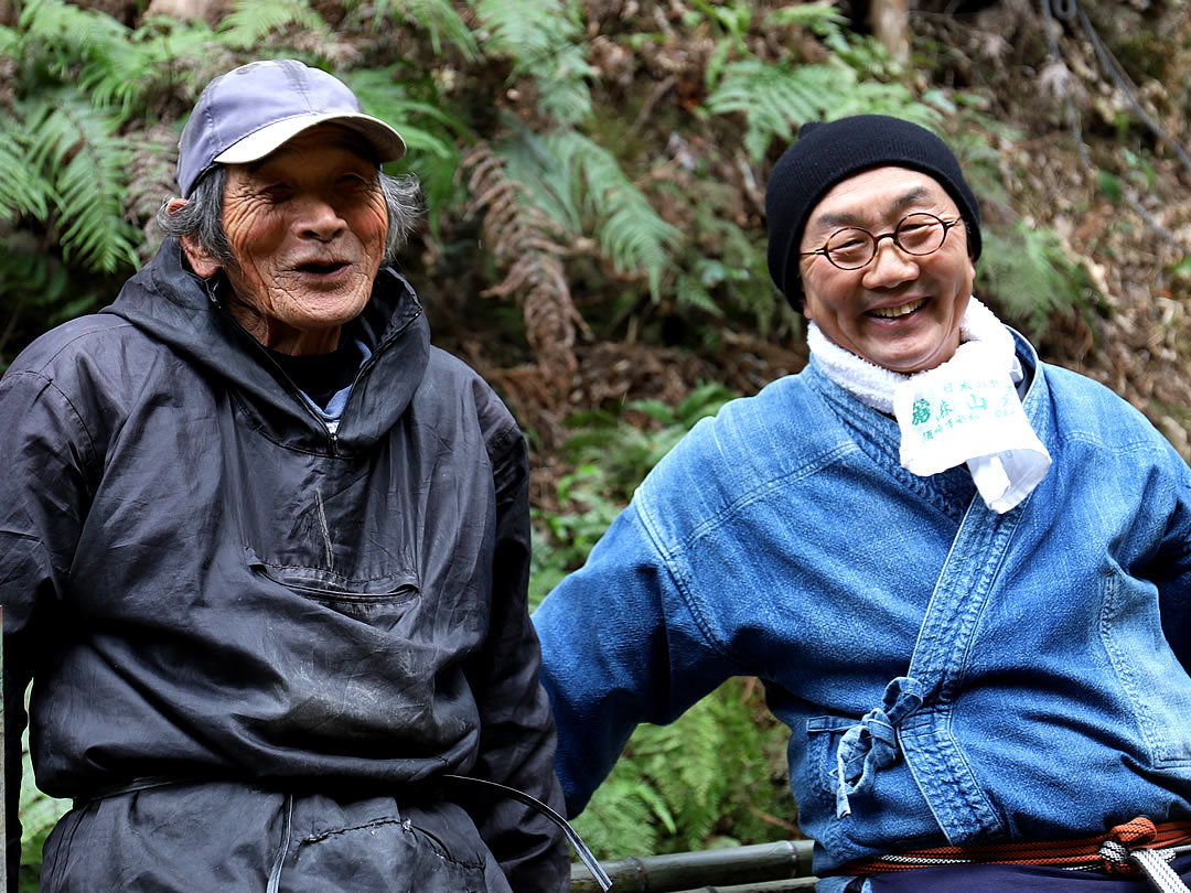 山の職人、竹虎四代目（山岸義浩）