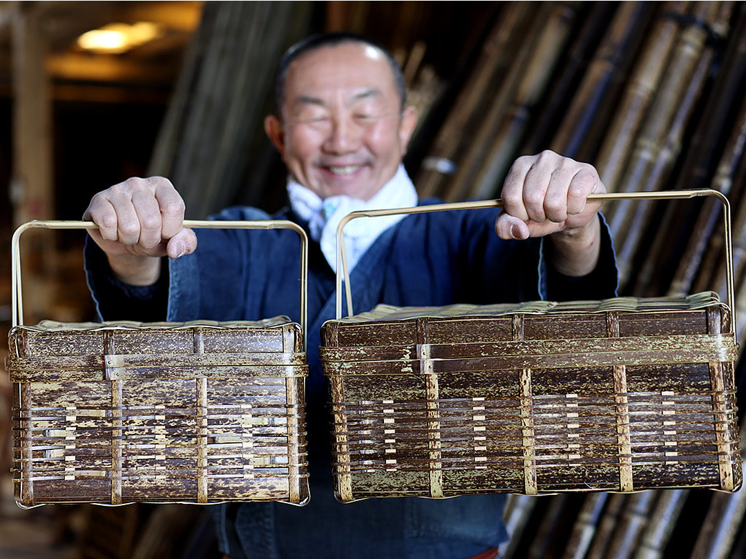 虎竹ピクニックバスケット、竹虎四代目（山岸義浩）